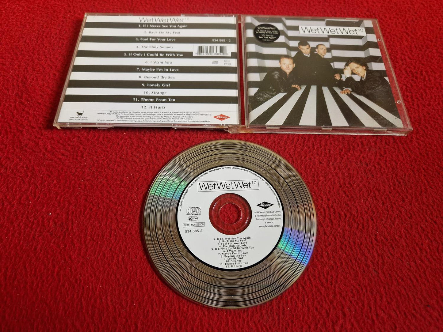 WET WET WET 10 CD