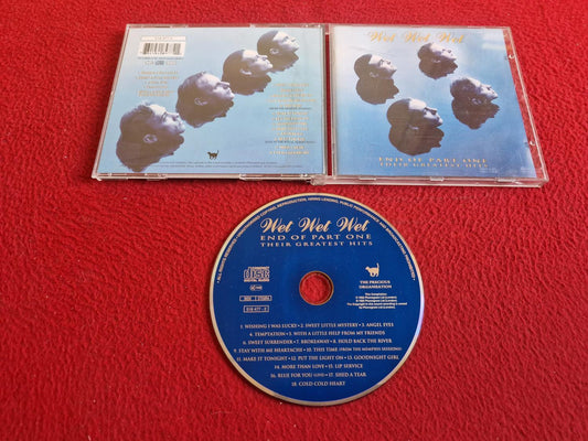 WET WET WET END OF PART ONE CD