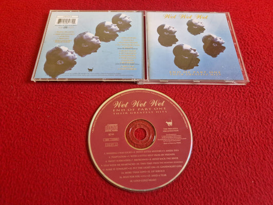 WET WET WET END OF PART ONE THEIR GREAEST HITS CD