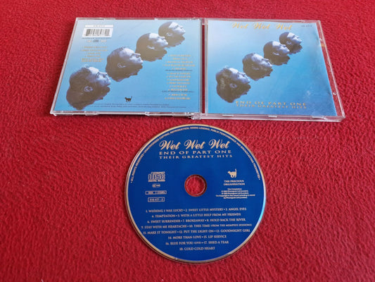 WET WET WET END OF PART ONE THEIR GREATEST HITS CD