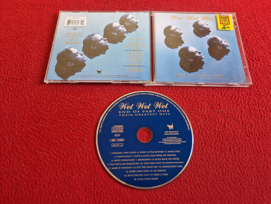 WET WET WET END OF PART ONE – THEIR GREATEST HITS CD
