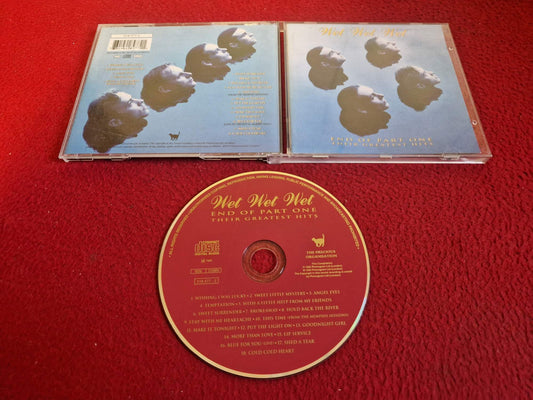 WET WET WET END OF PART ONE THEIR GREATEST HITS CD