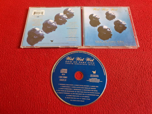 WET WET WET END OF PART ONE THEIR GREATEST HITS CD