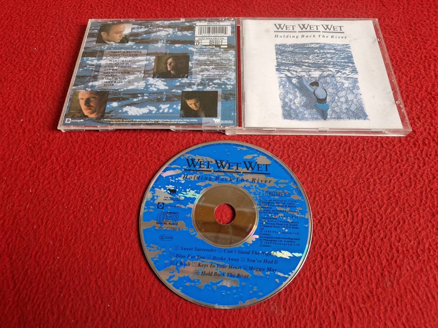 WET WET WET HOLDING BACK THE RIVER CD