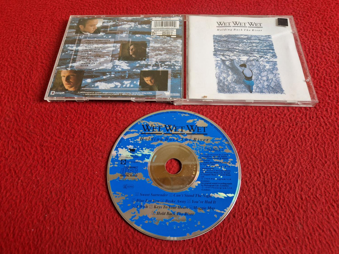 WET WET WET HOLDING BACK THE RIVER CD