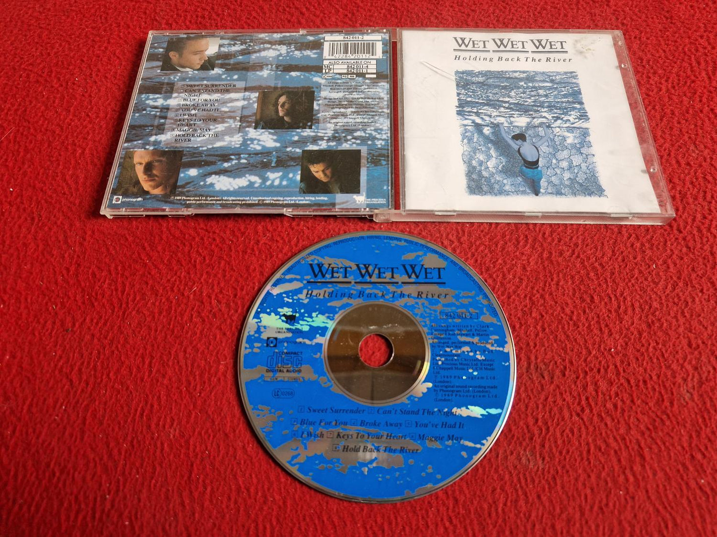 WET WET WET HOLDING BACK THE RIVER CD