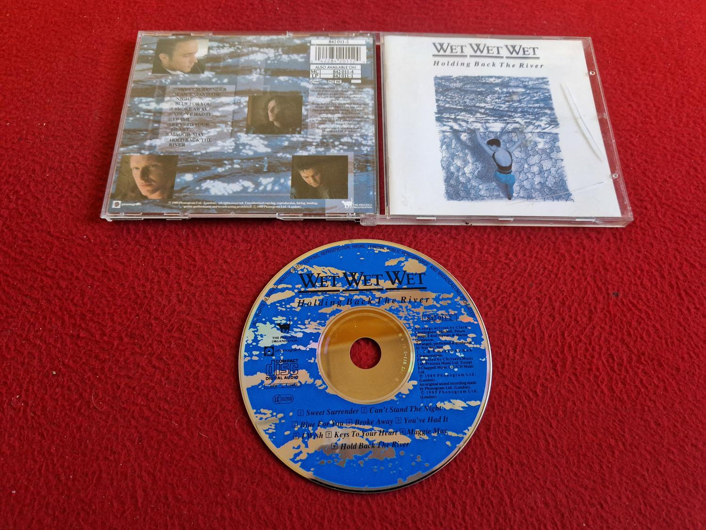 WET WET WET HOLDING BACK THE RIVER CD