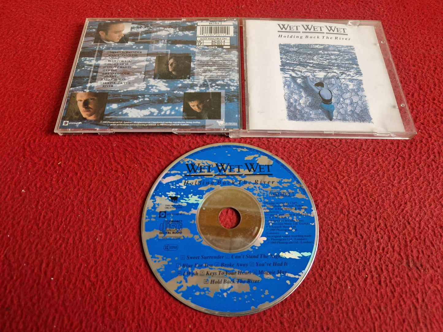 WET WET WET HOLDING BACK THE RIVER CD