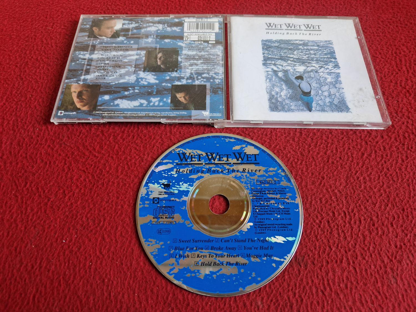 WET WET WET HOLDING DOWN THE RIVER CD