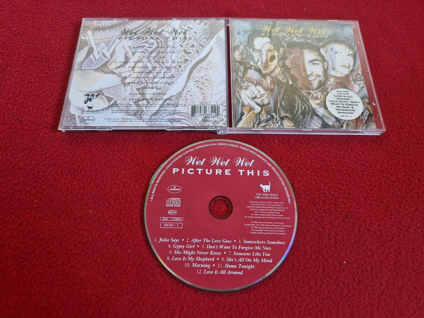WET WET WET PICTURE THIS CD