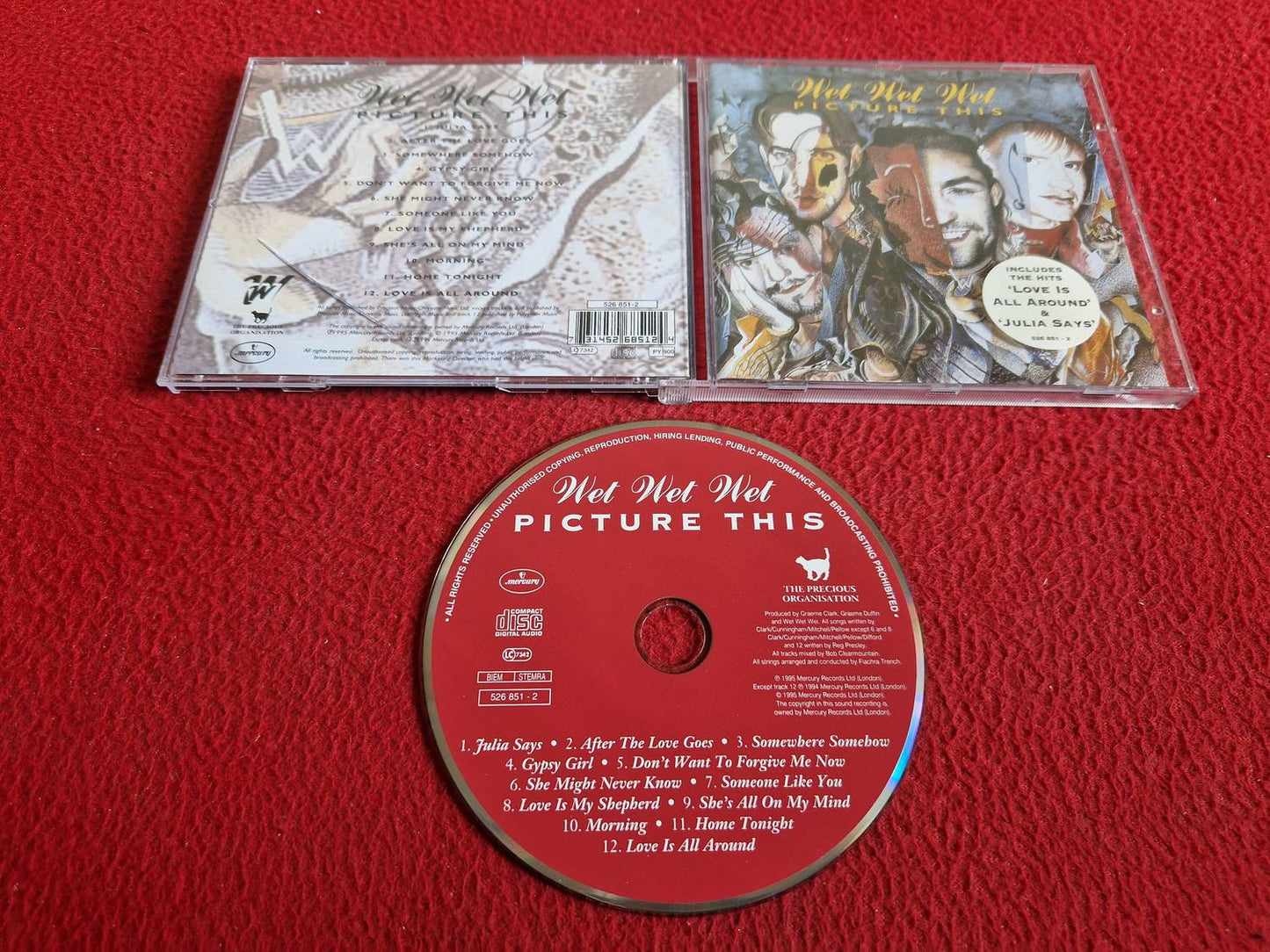 WET WET WET PICTURE THIS CD