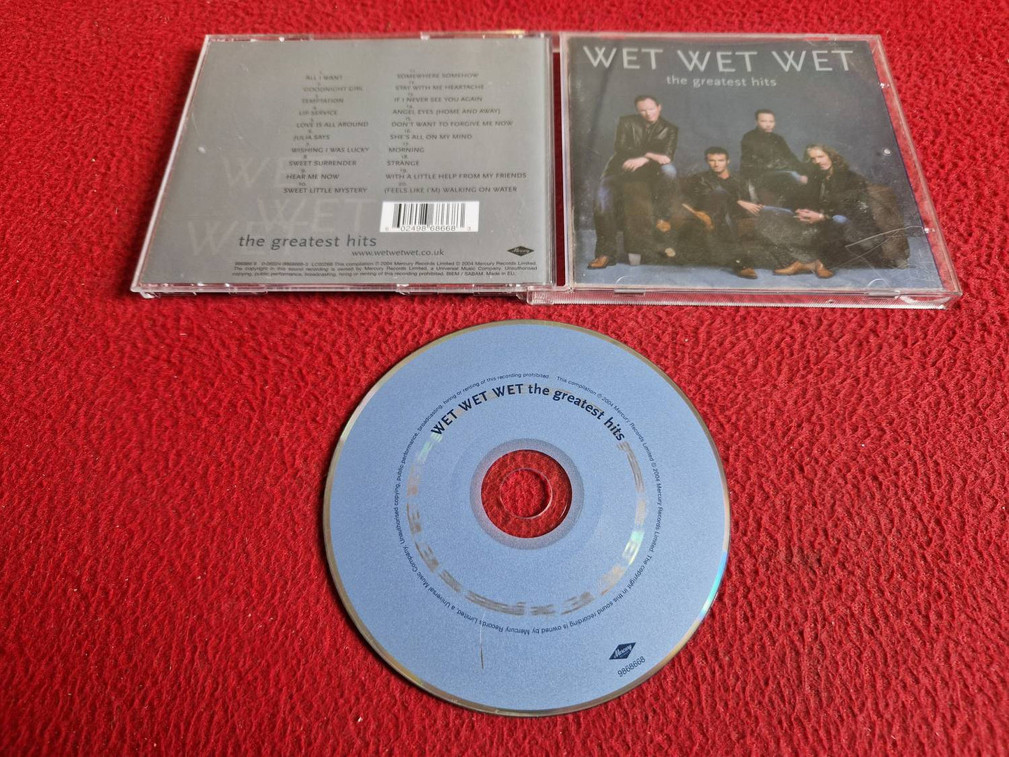 WET WET WET THE GREATEST HITS CD