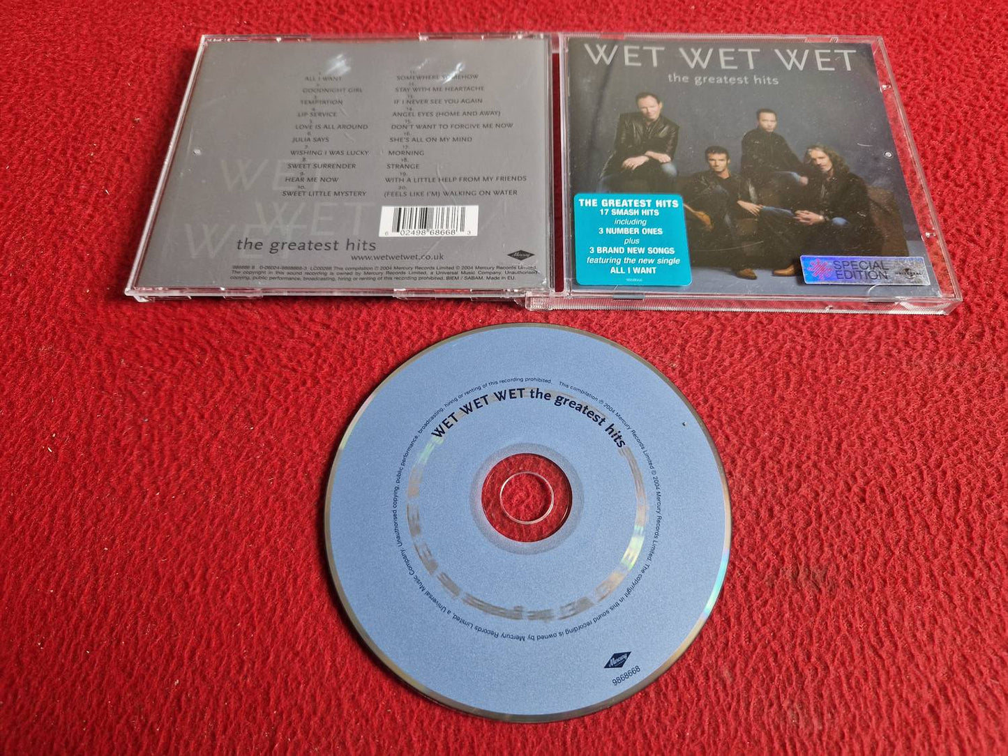 WET WET WET THE GREATEST HITS CD