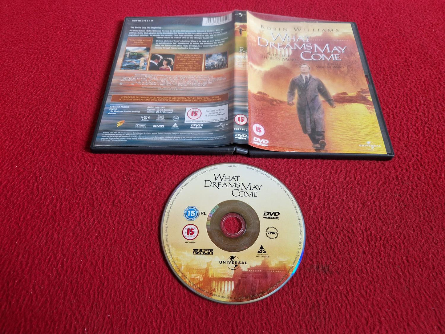 WHAT DREAMS MAY COME DVD