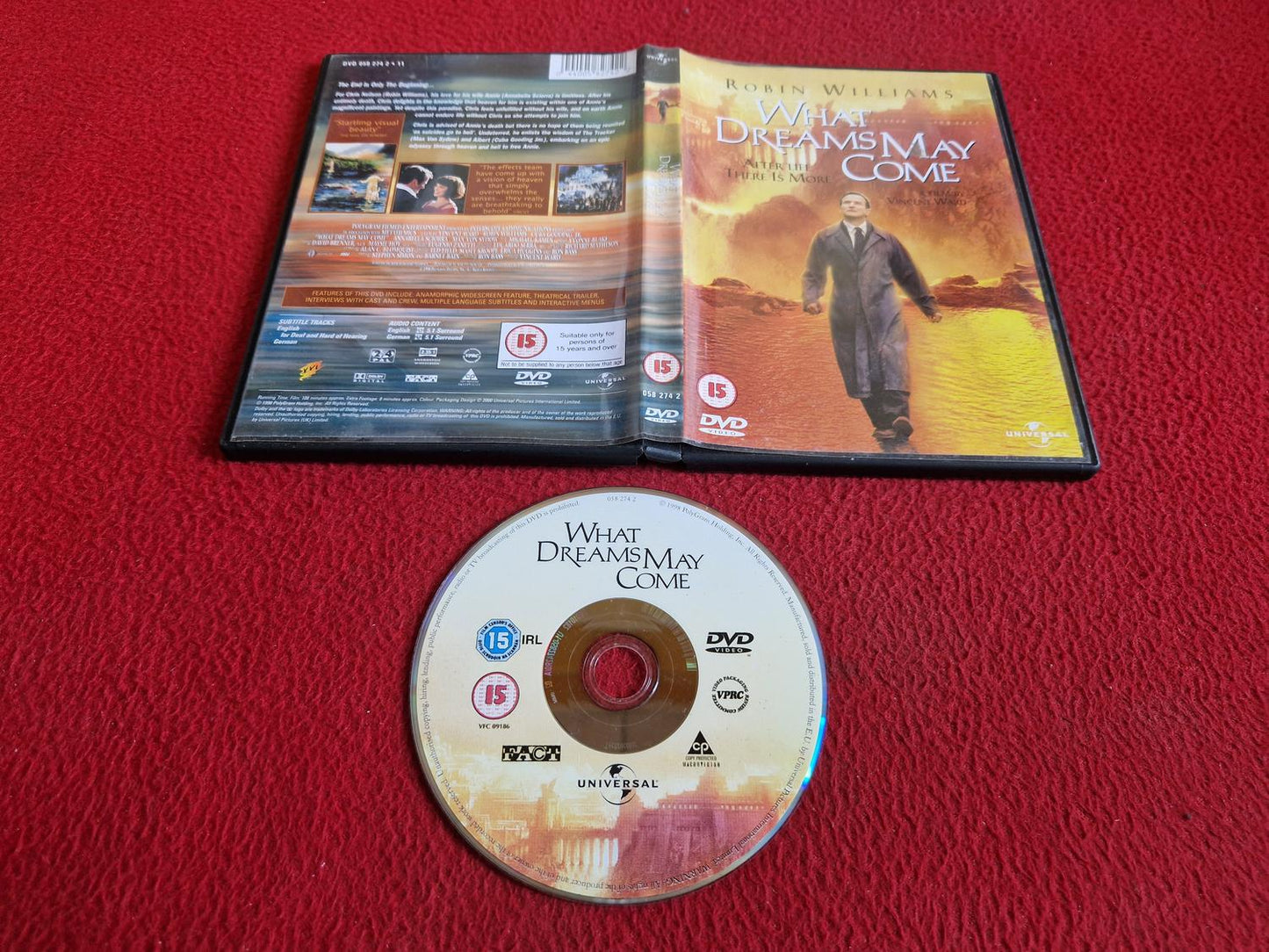 WHAT DREAMS MAY COME DVD