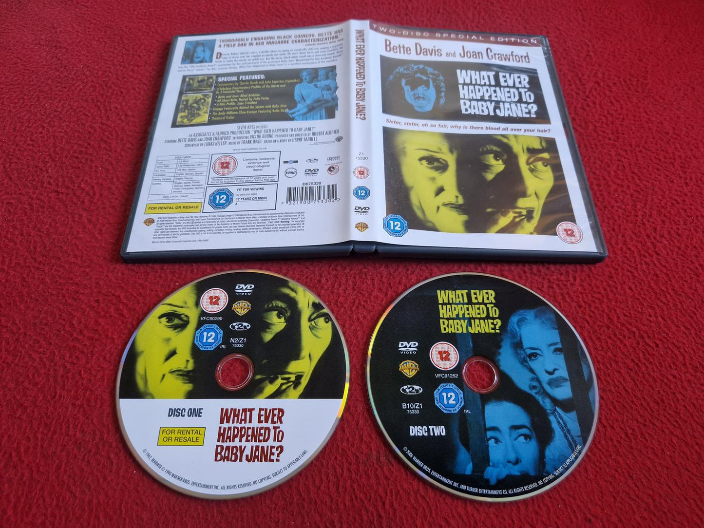 WHAT EVER HAPPENED TO BABY JANE? DVD