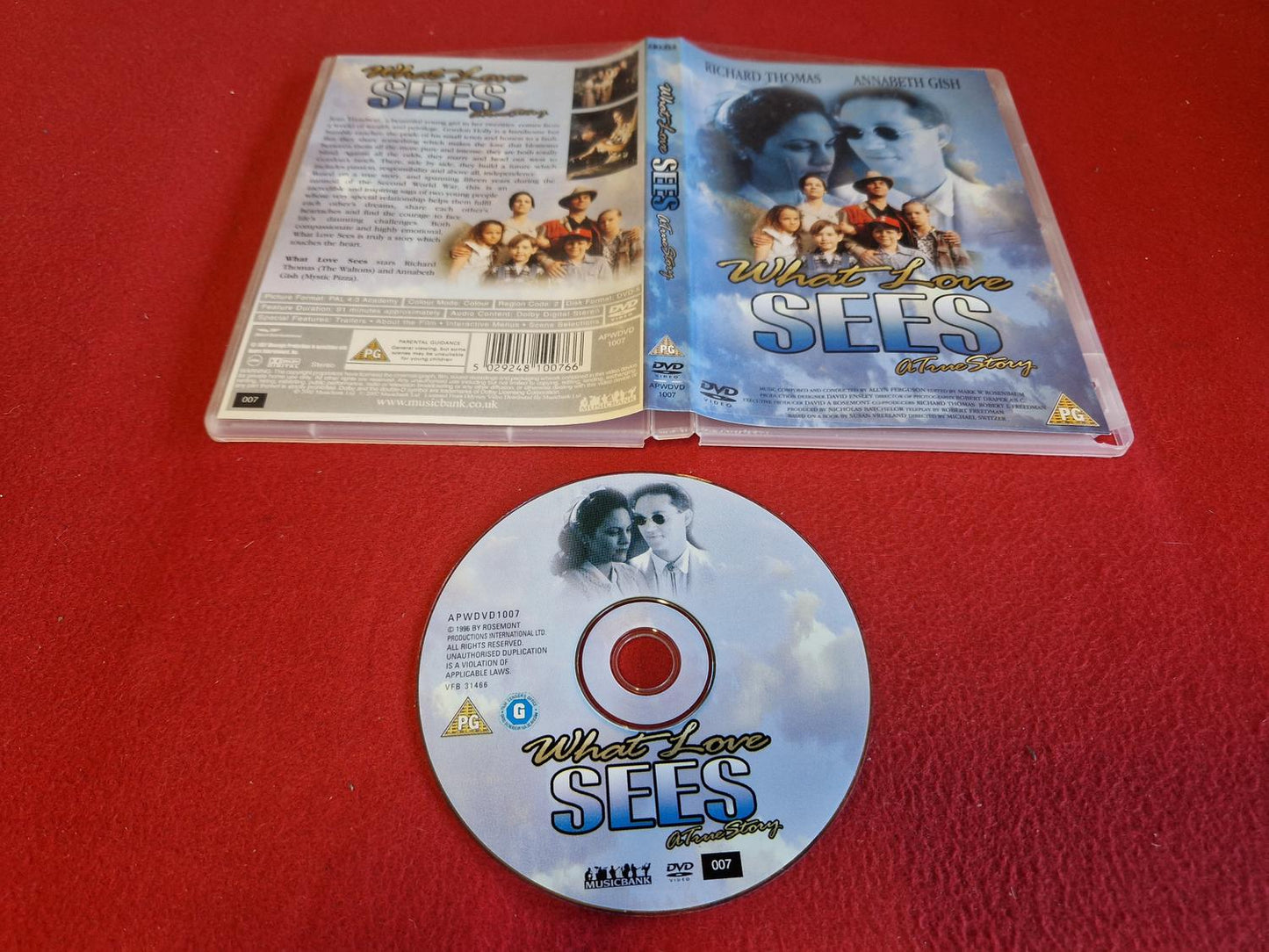 WHAT LOVE SEES A TRUE STORY till DVD