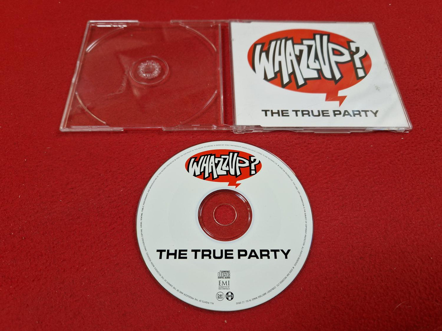 WHAZZUP? THE TRUE PARTY SINGEL till CD