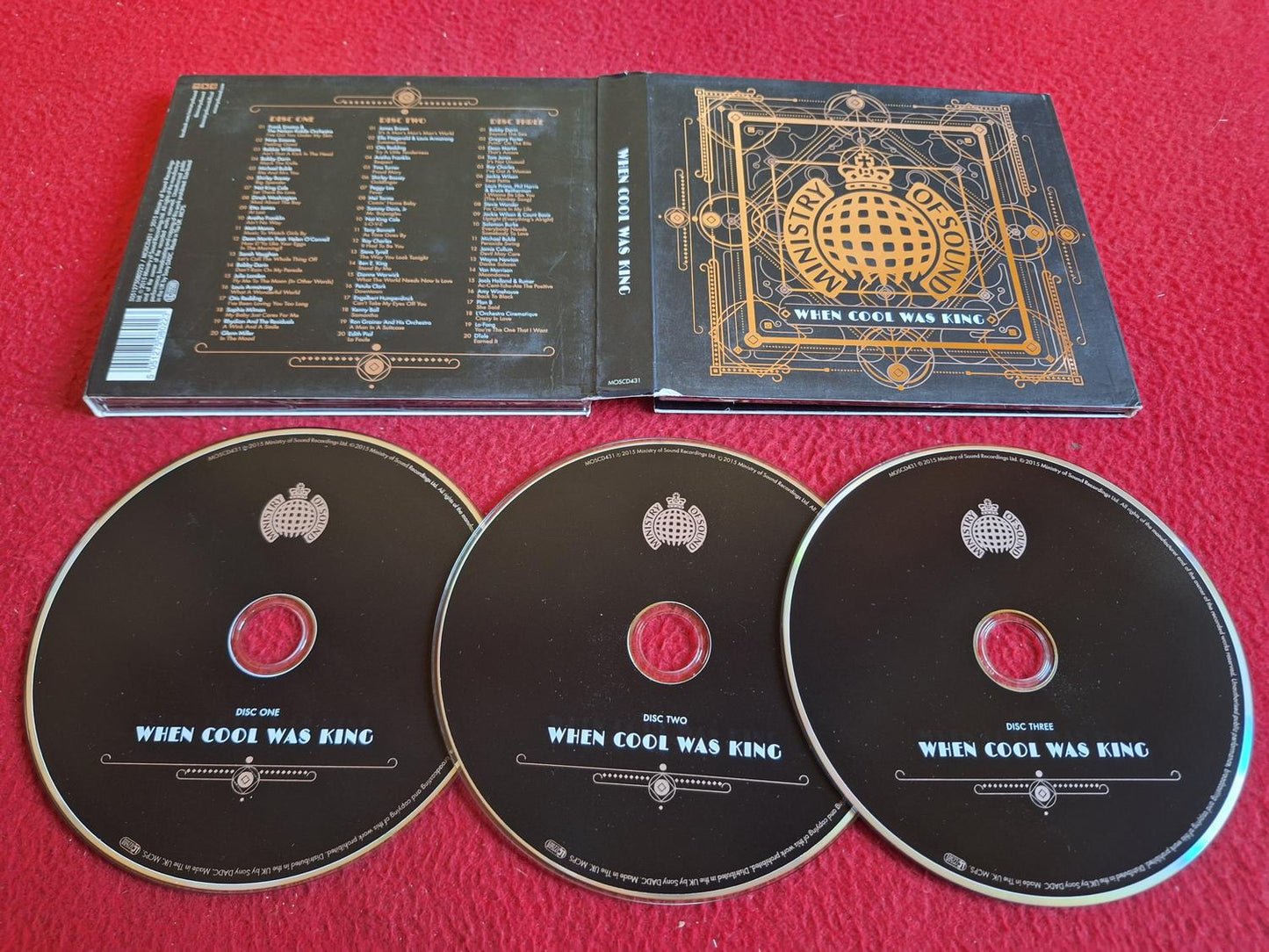 WHEN COOL WAS KING MINISTRY OF SOUND CD BOX