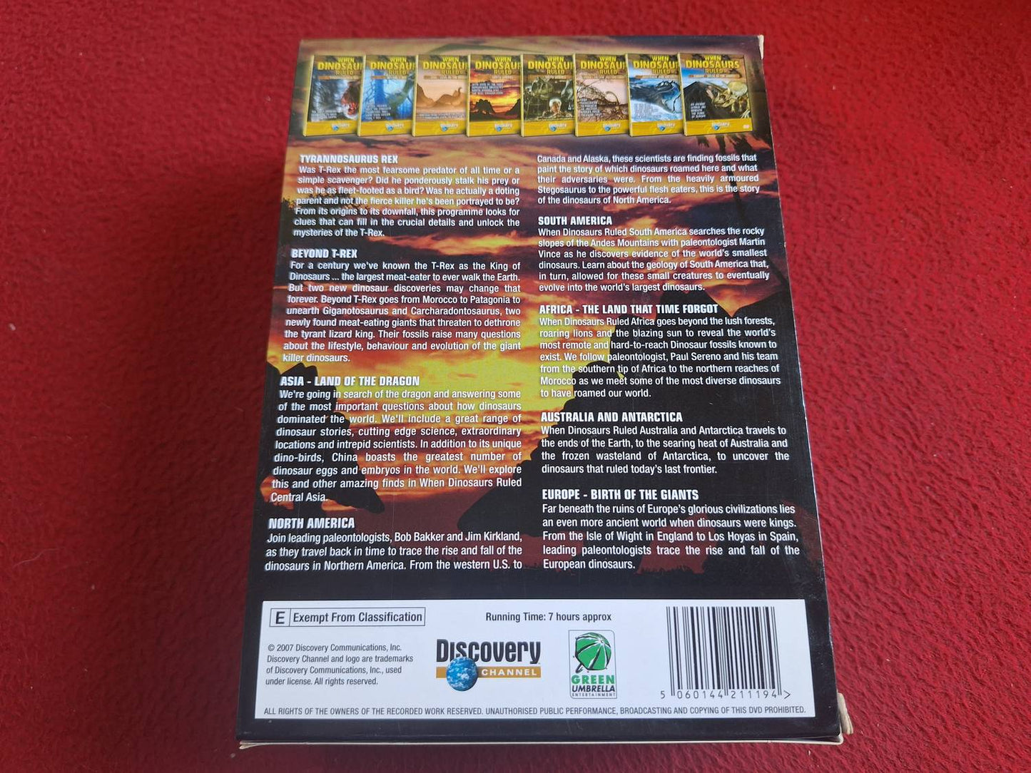 WHEN DINOSAURS RULED 8 DVD BOX SET