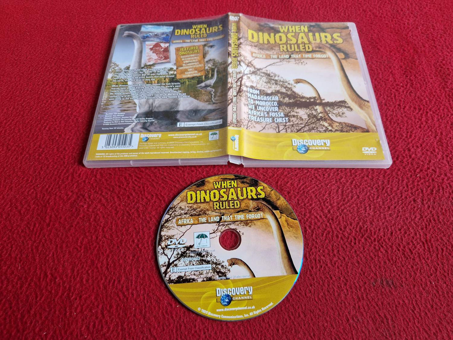 WHEN DINOSAURS RULED AFRIKA - THE LAND THAT TIME FORGOT DVD