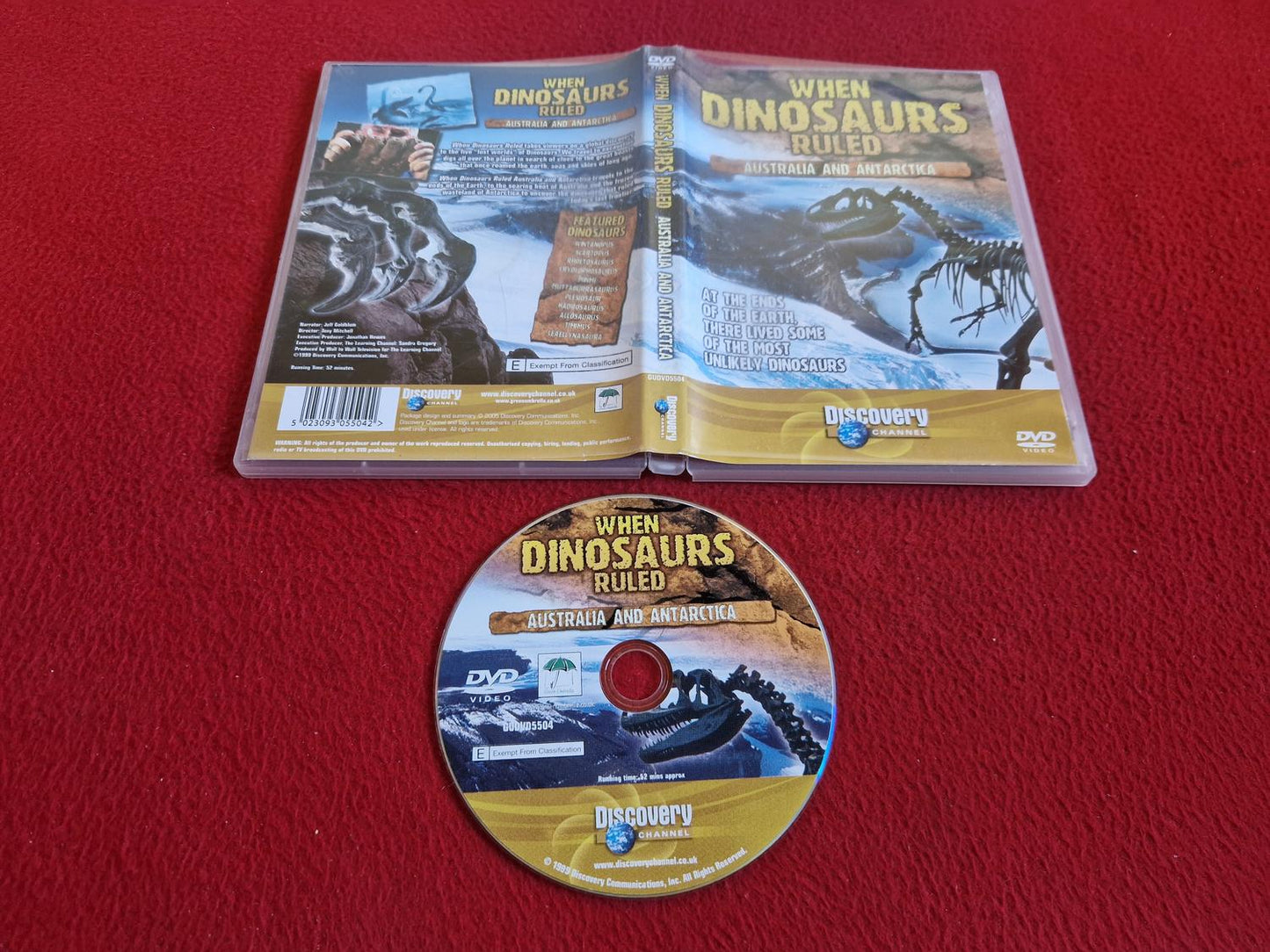 WHEN DINOSAURS RULED AUSTRALIA AND ANTARCTICA DVD