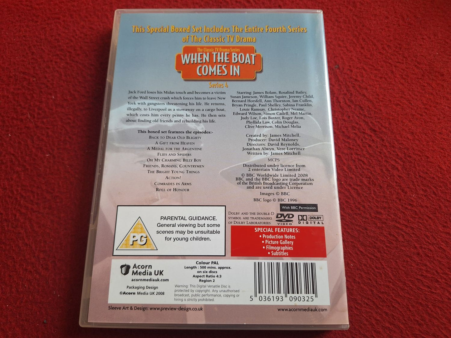 WHEN THE BOAT COMES IN SERIES 4 BOX DVD