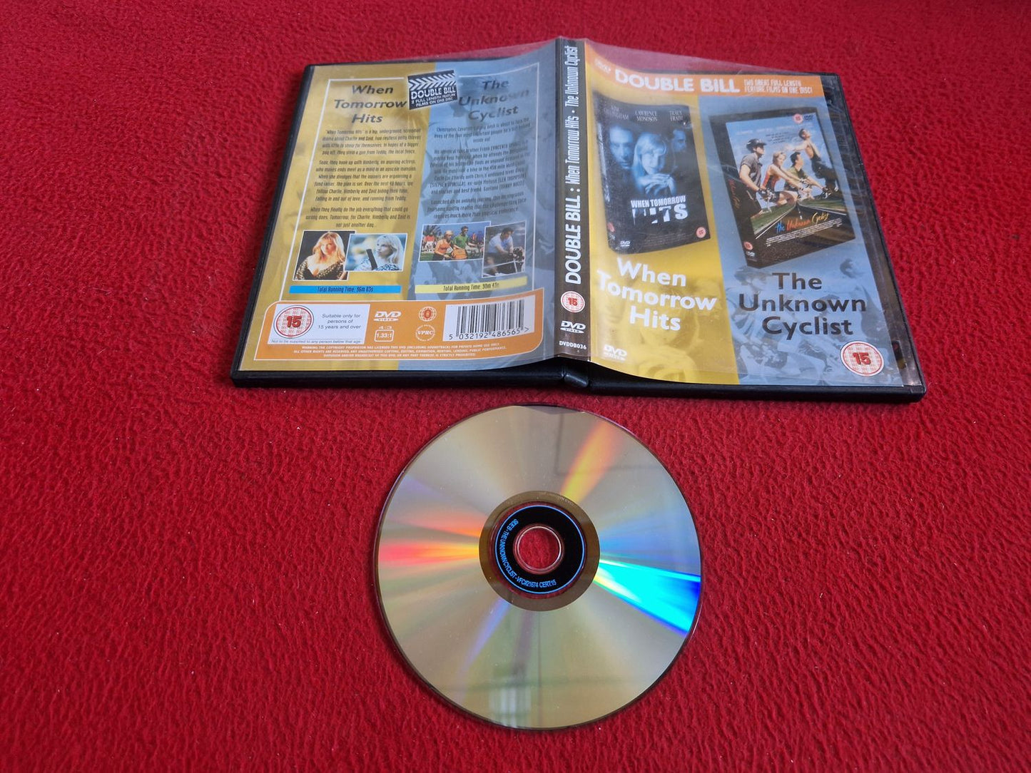 WHEN TOMORROW HITS / THE UNKNOWN CYCLIST DVD
