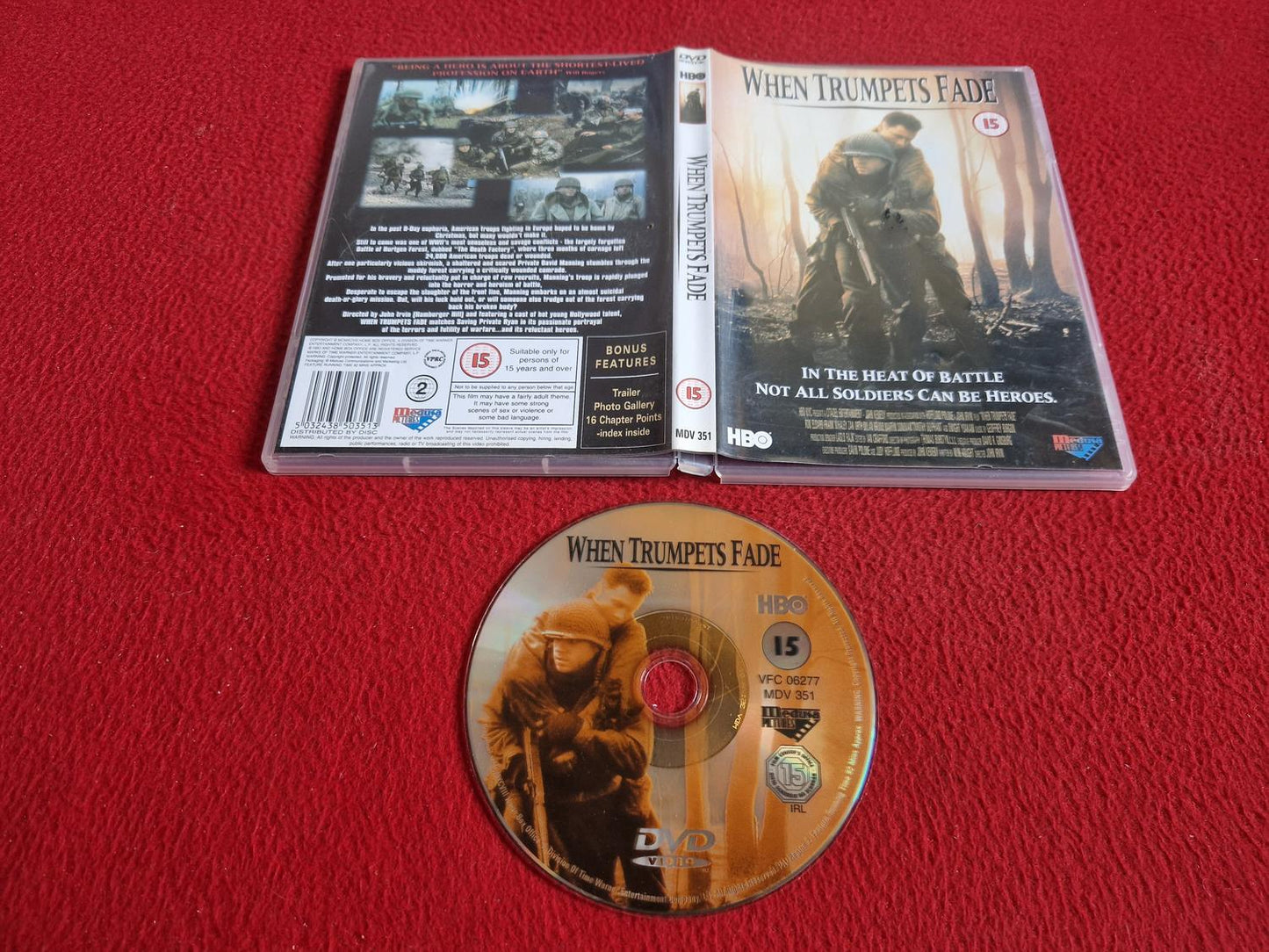 WHEN TRUMPETS FADE DVD