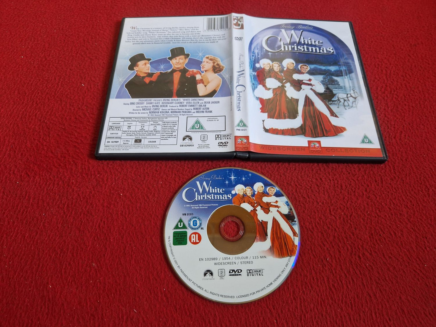 WHITE CHRISTMAS DVD