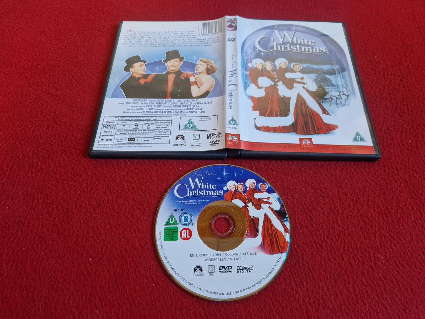 WHITE CHRISTMAS DVD