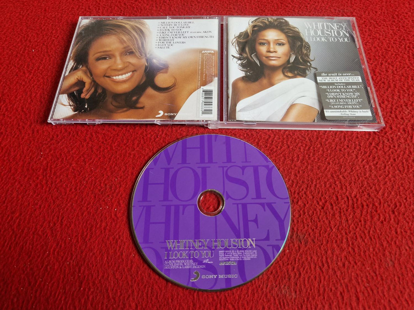 WHITNEY HOUSTON I LOOK TO YOU CD