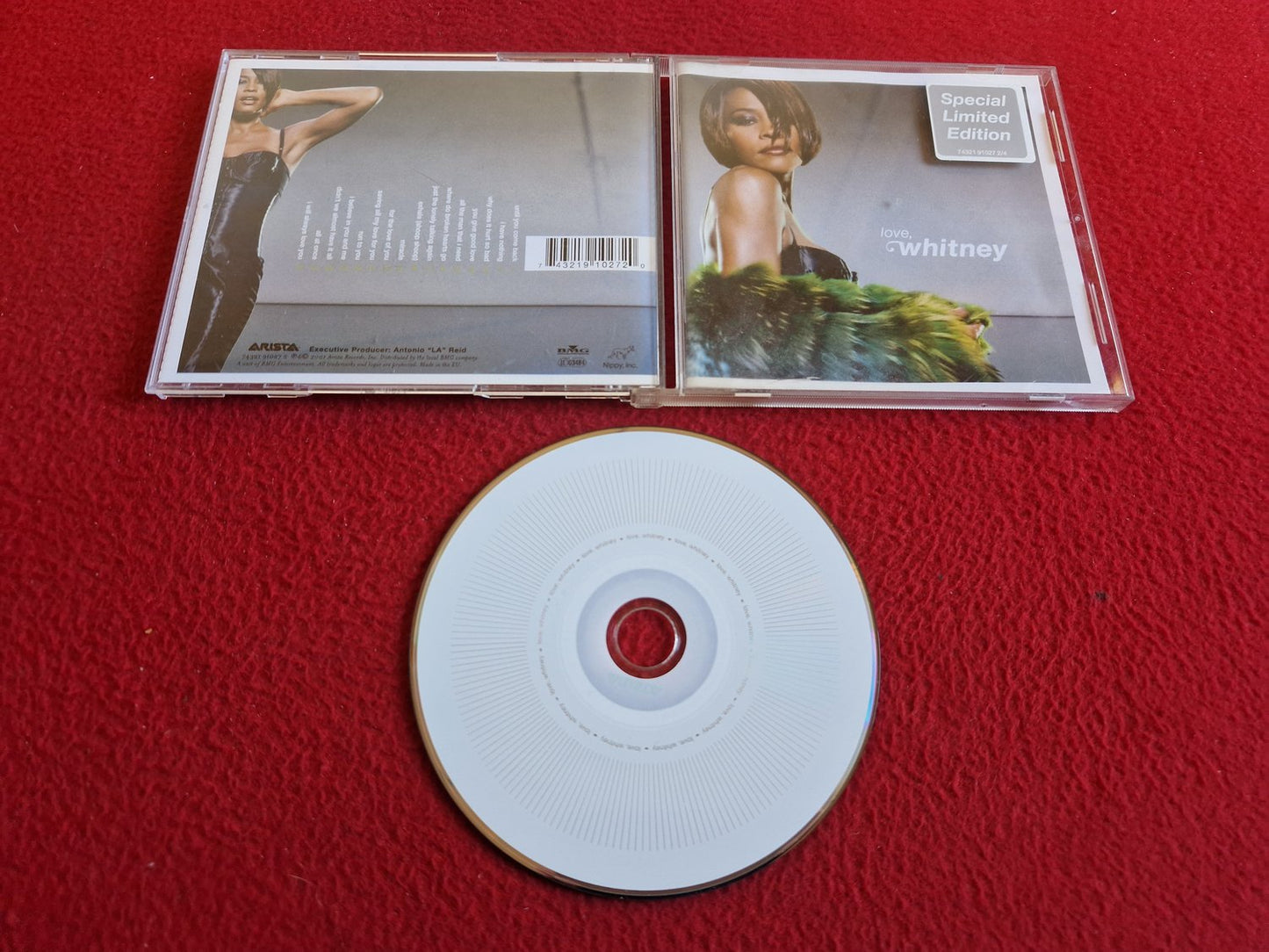 WHITNEY HOUSTON LOVE WHITNEY SPECIAL LIMITED EDITION CD