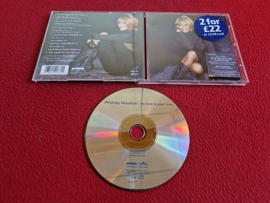 WHITNEY HOUSTON MY LOVE IS YOUR LOVE CD