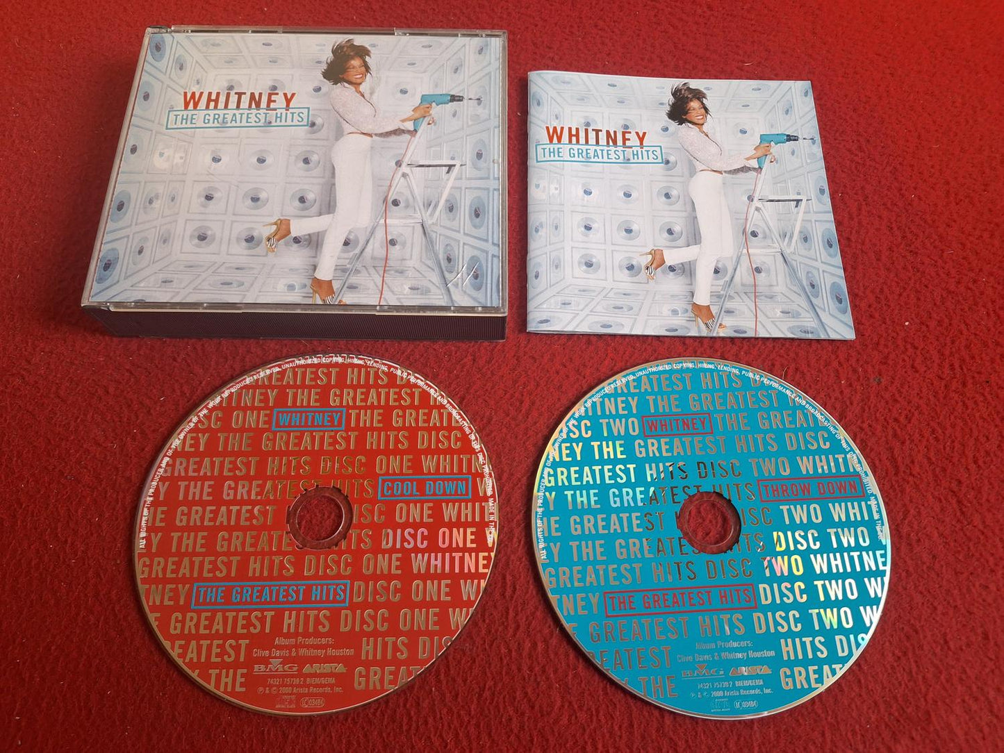 WHITNEY HOUSTON THE GREATEST HITS CD BOX