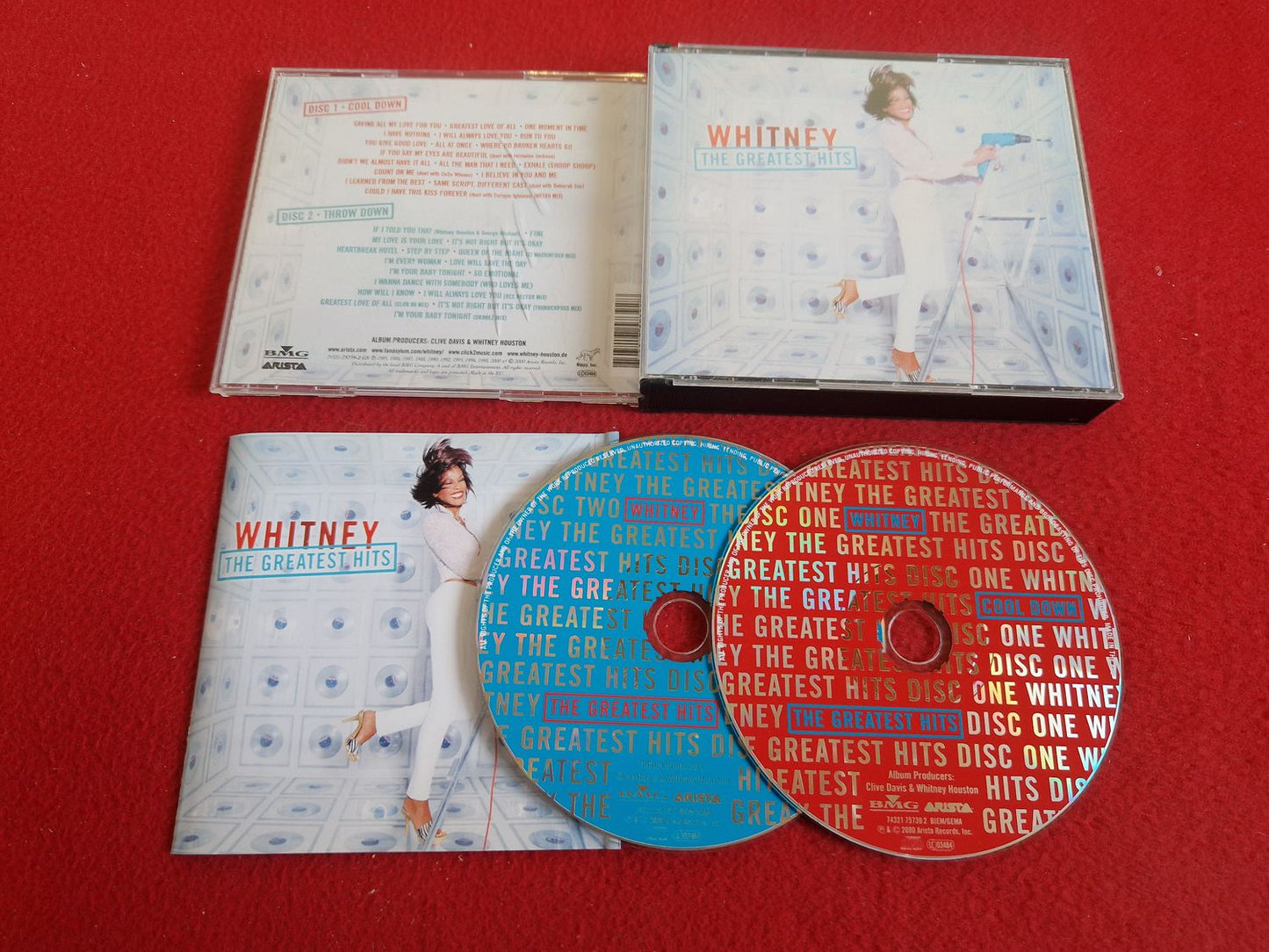 WHITNEY HOUSTON THE GREATEST HITS CD BOX
