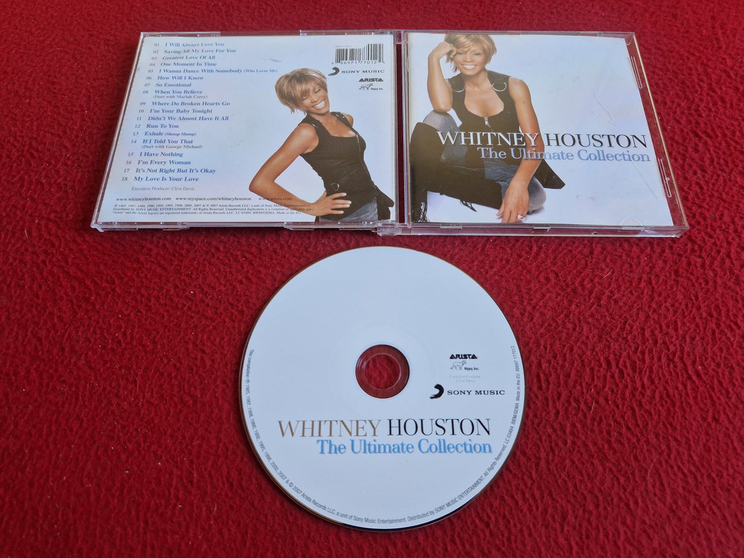 WHITNEY HOUSTON THE ULTIMATE COLLECTION CD