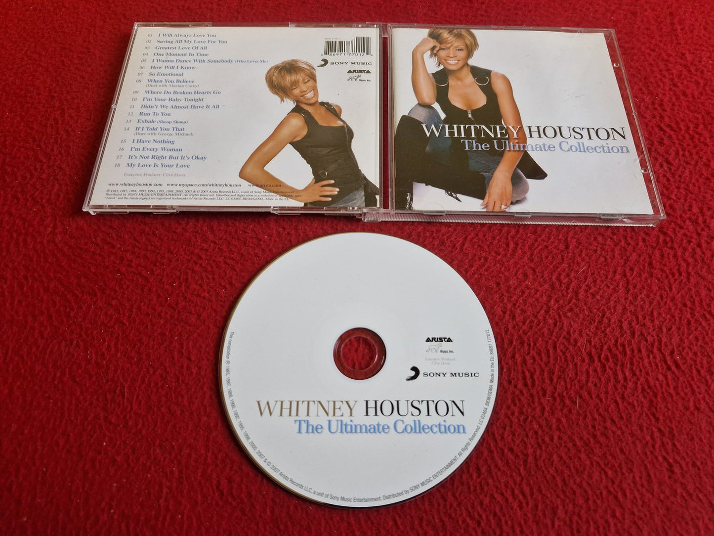 WHITNEY HOUSTON THE ULTIMATE COLLECTION CD