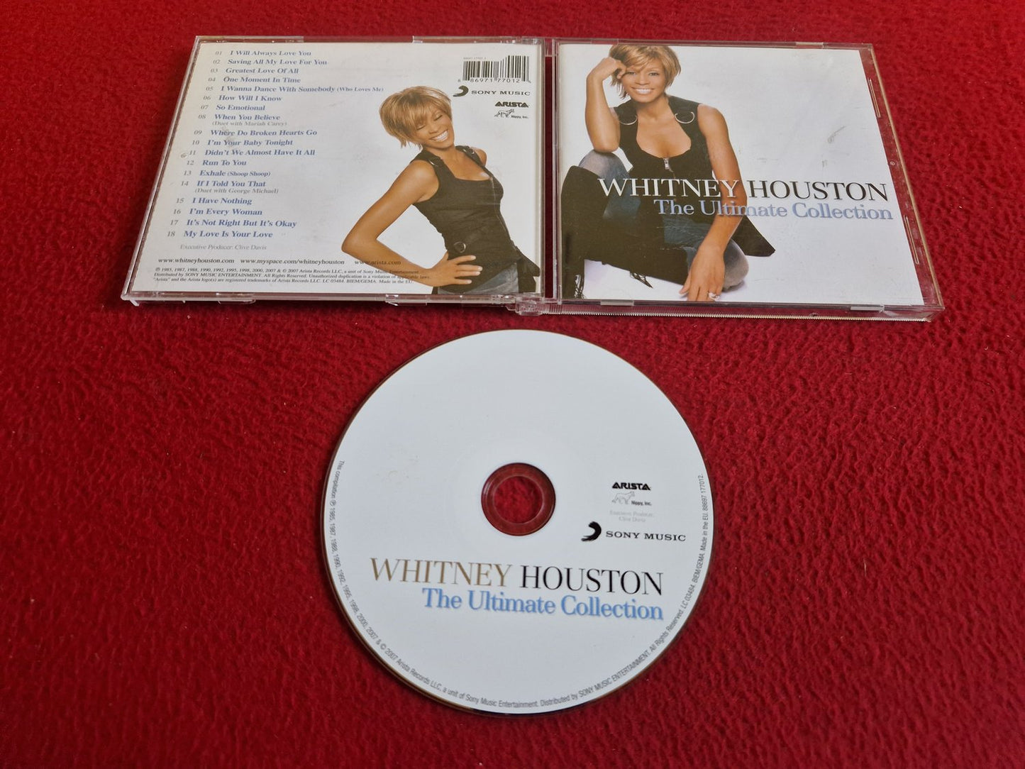WHITNEY HOUSTON THE ULTIMATE COLLECTION CD