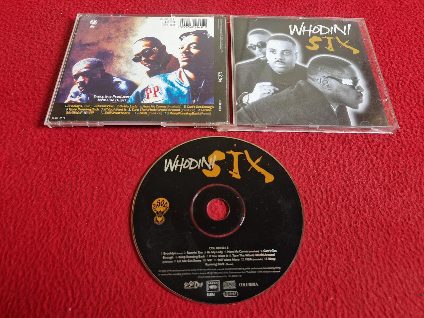 WHODINI SIX CD