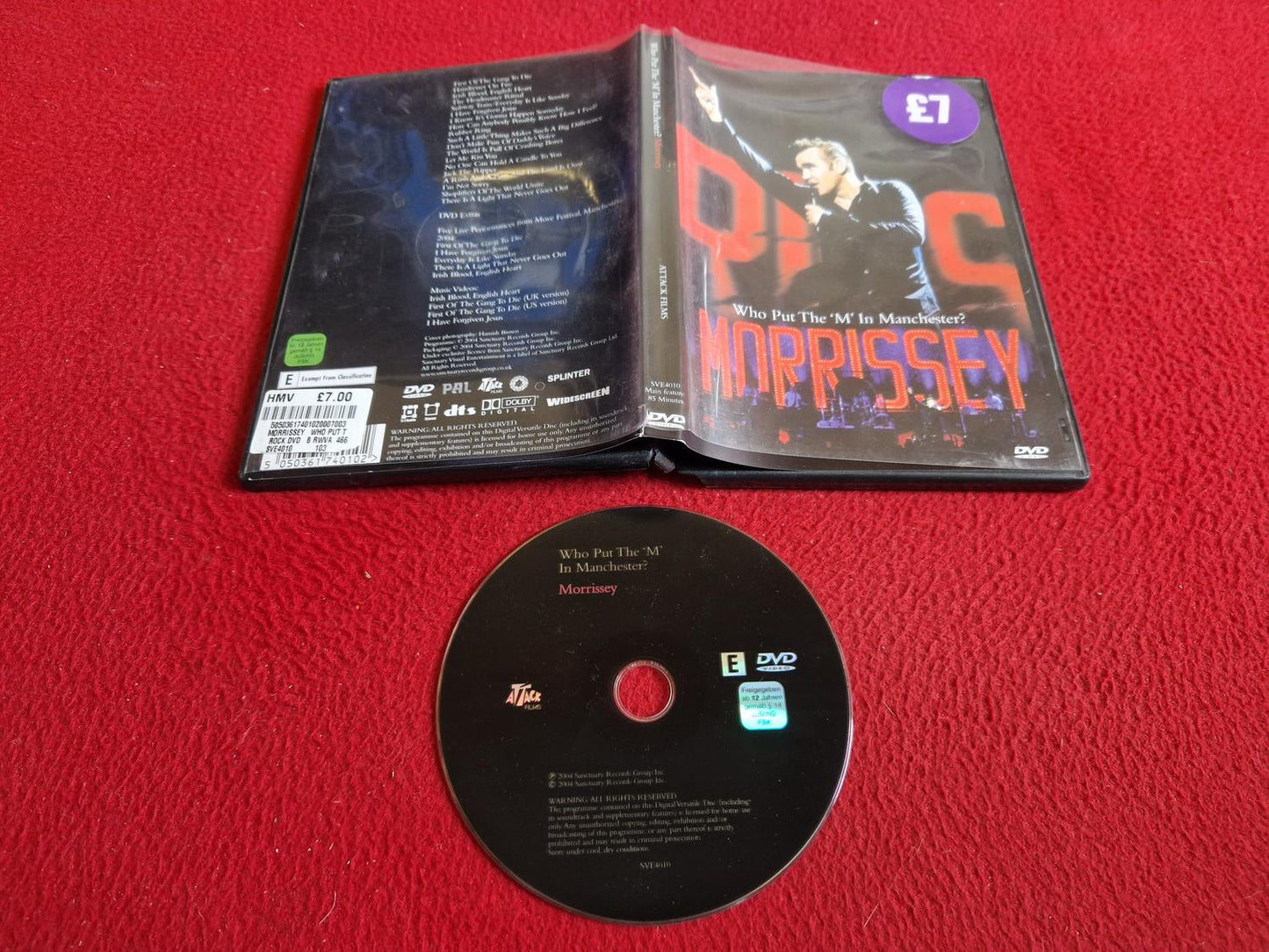 WHO PUT THE "M" IN MANCHESTER? MORRISSEY DVD