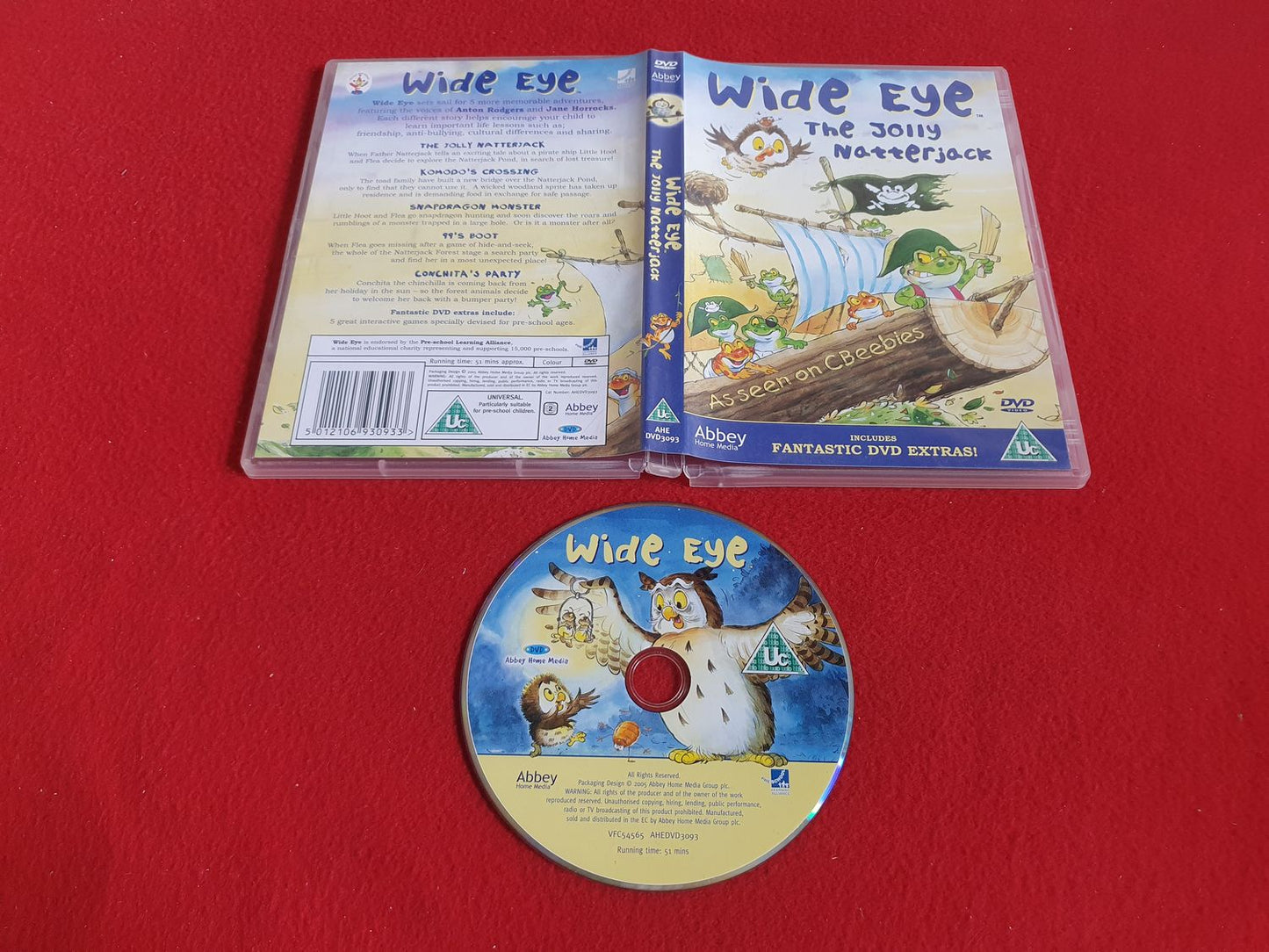WIDE EYE THE JOLLY NATTERJACK till DVD