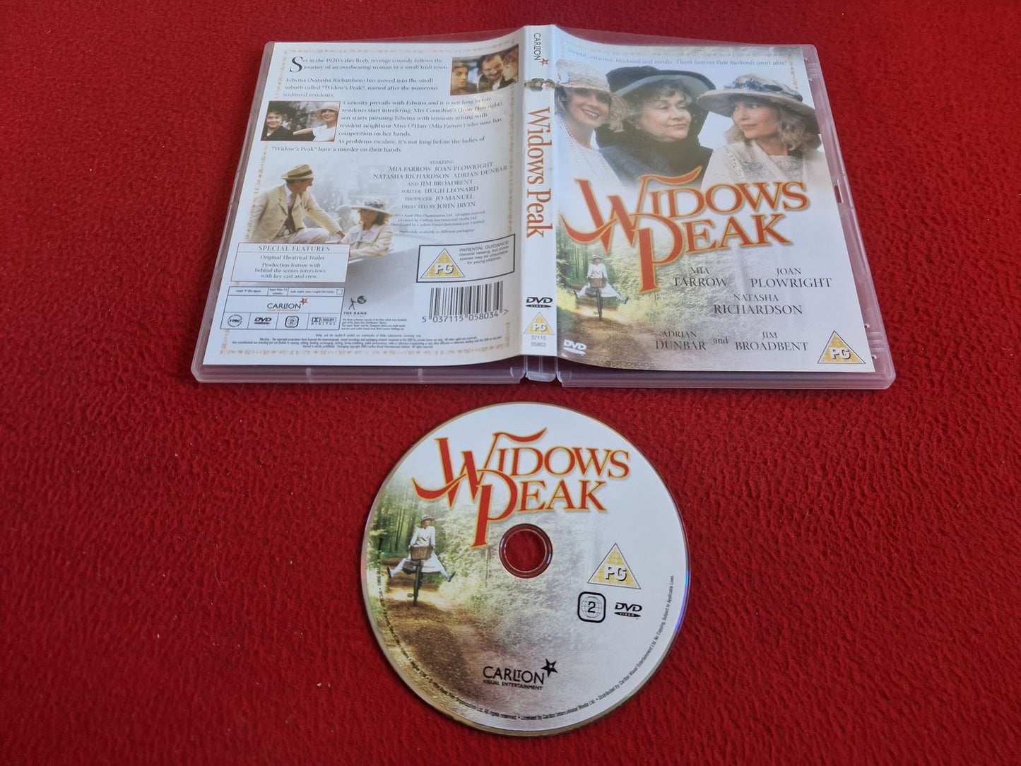 WIDOWS PEAK DVD