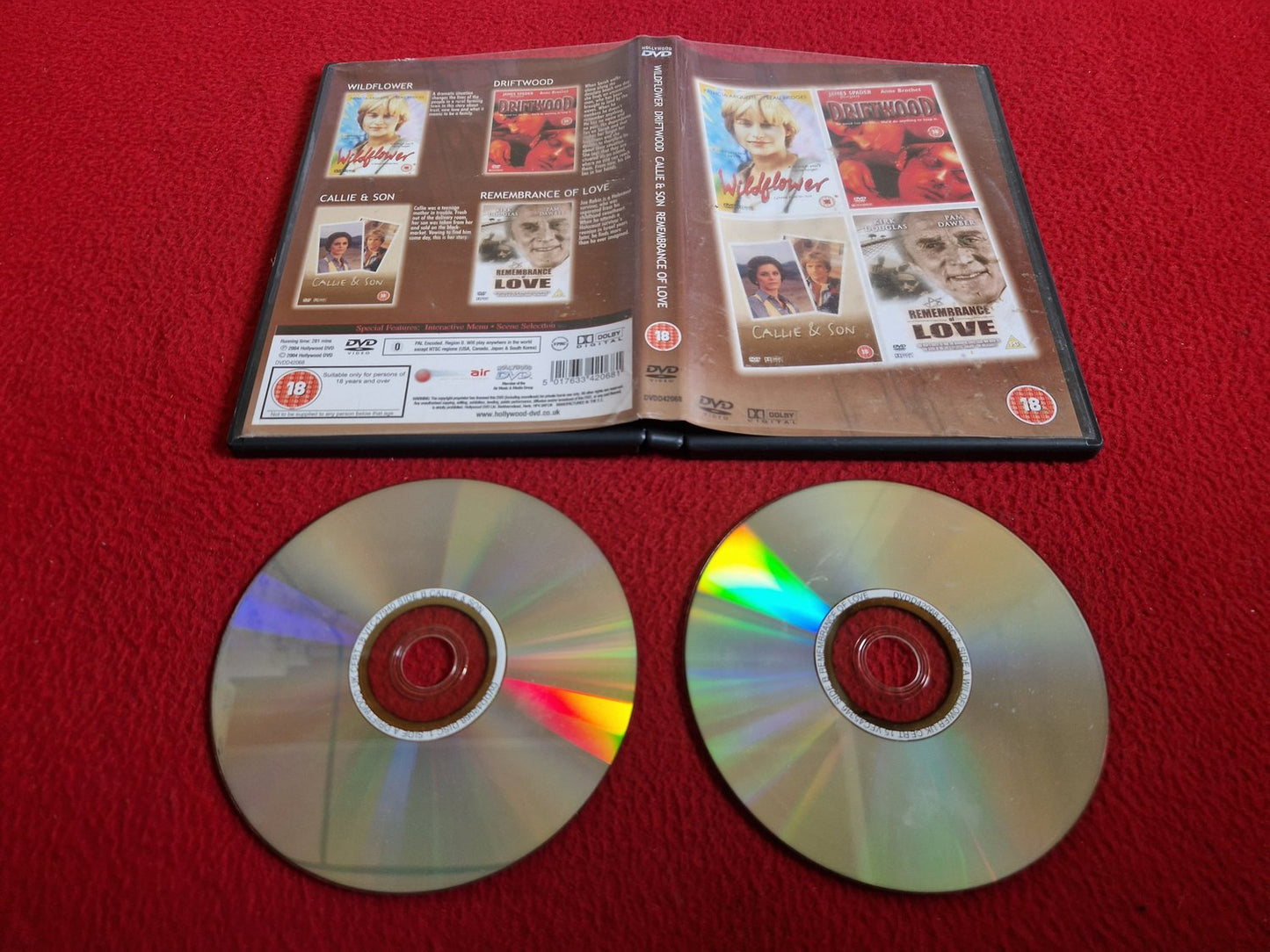 WILDFLOWER / DRIFTWOOD / CALLIE & SON / REMEMBRANCE OF LOVE DVD