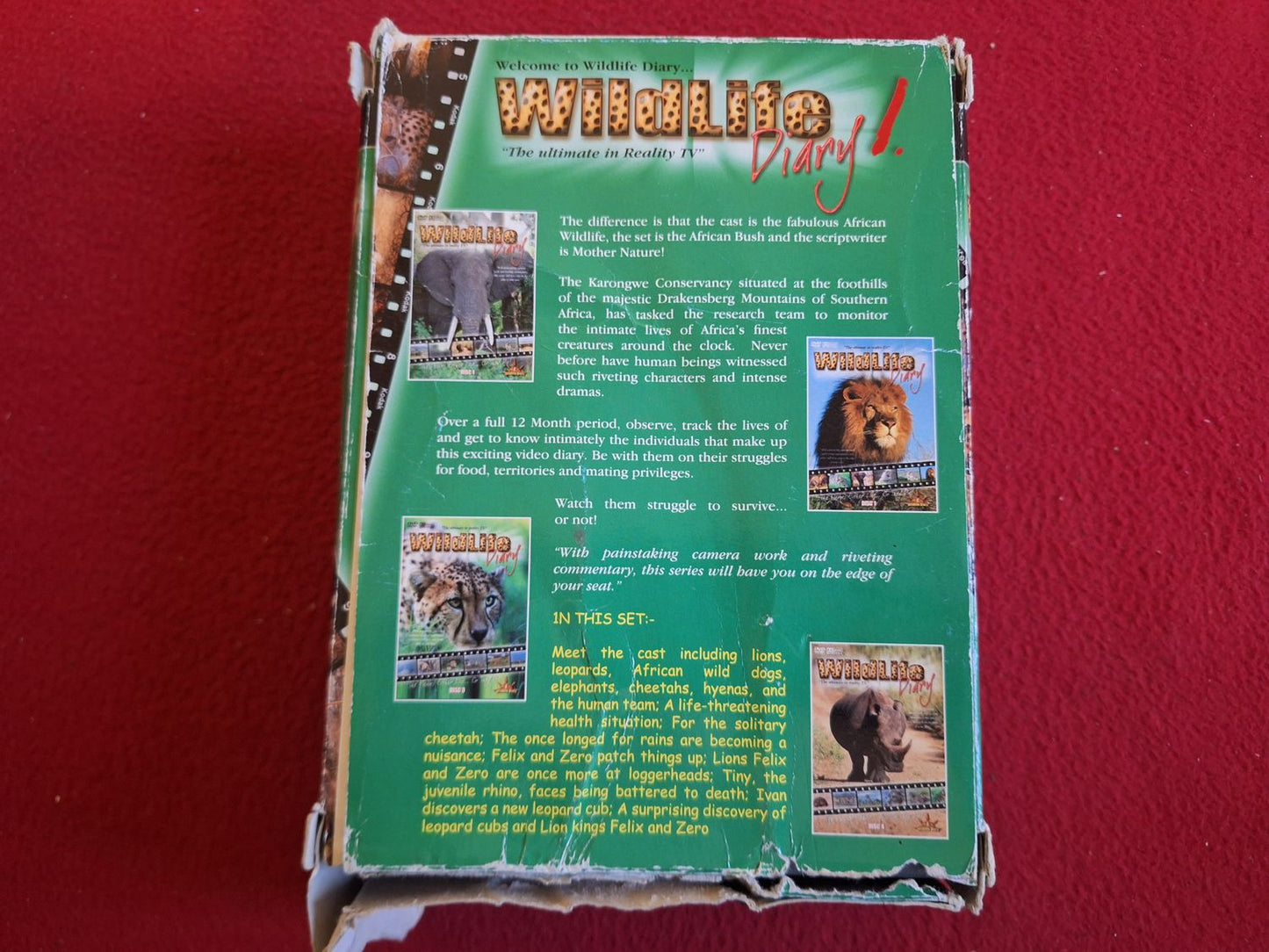 WILDLIFE DIARY EPISODES 1 - 10 BOX DVD