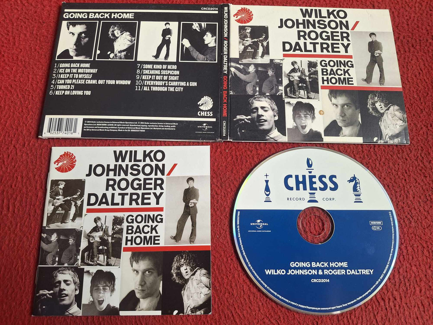 WILKO JOHNSON / ROGER DALTREY GOING BACK HOME CD