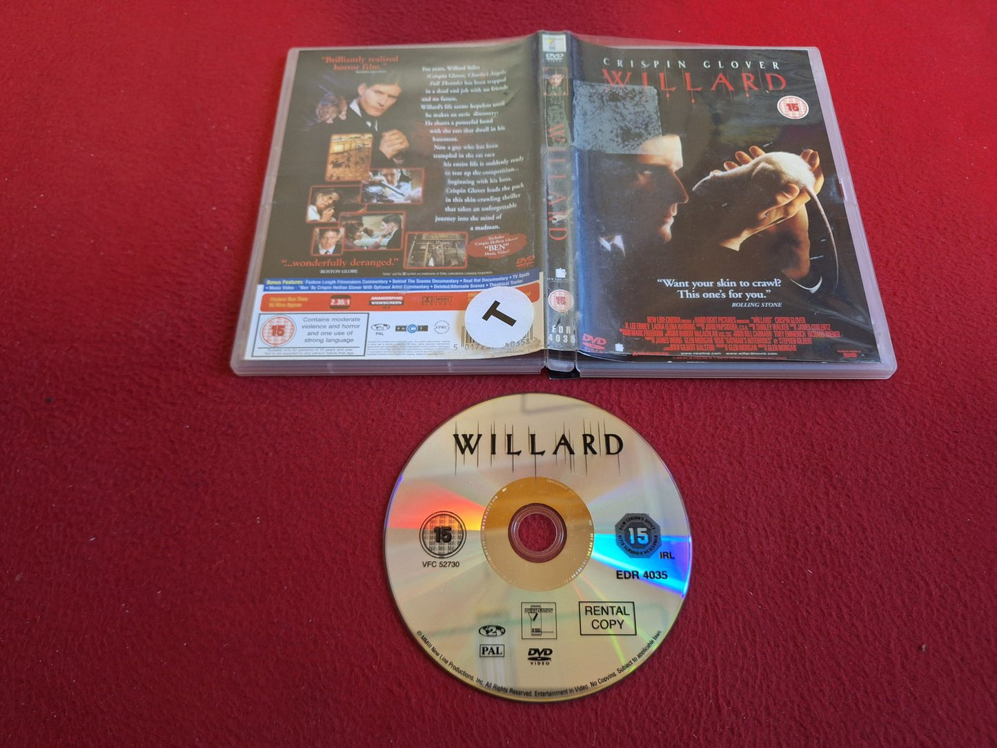 WILLARD DVD