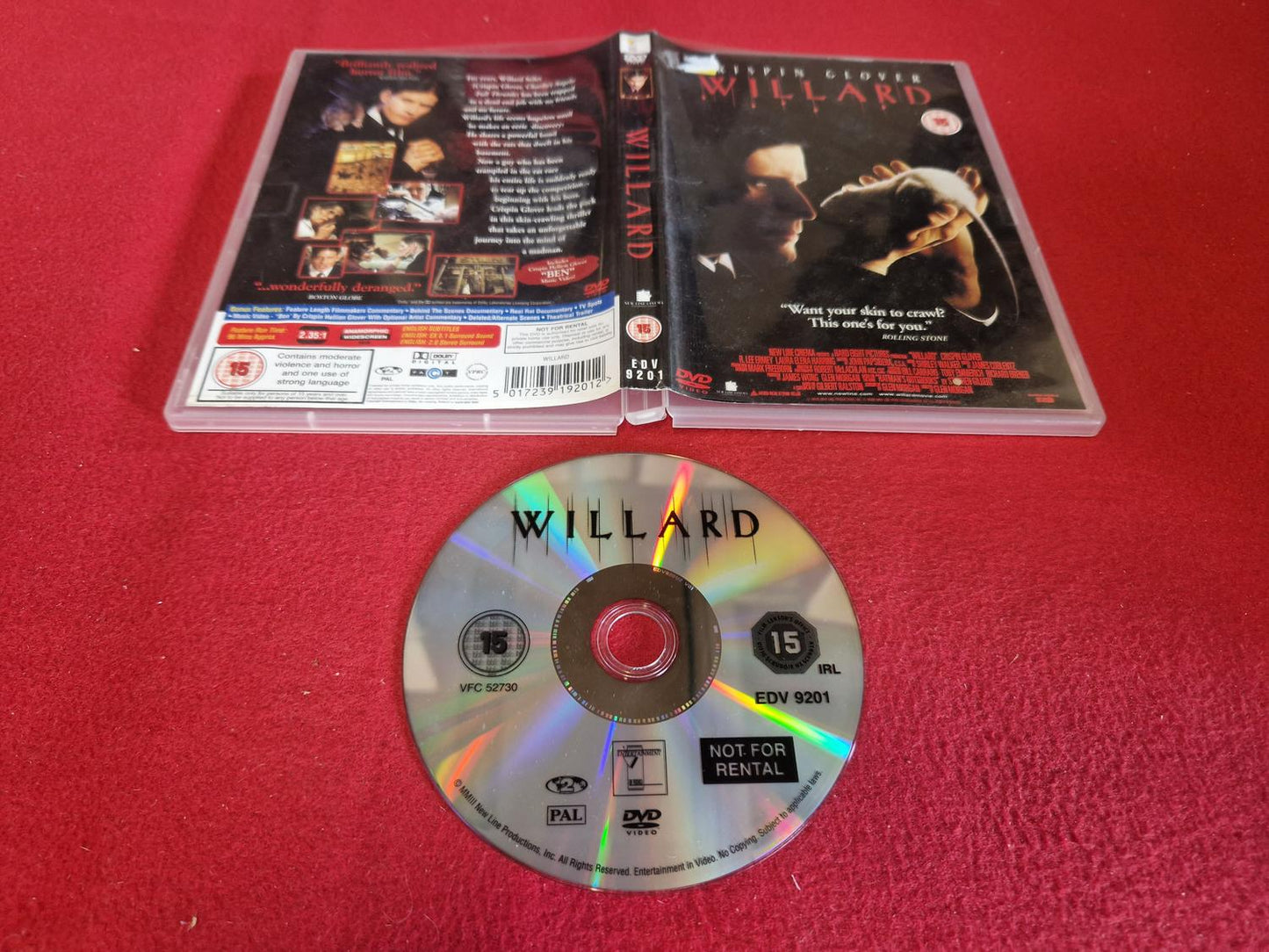 WILLARD till DVD