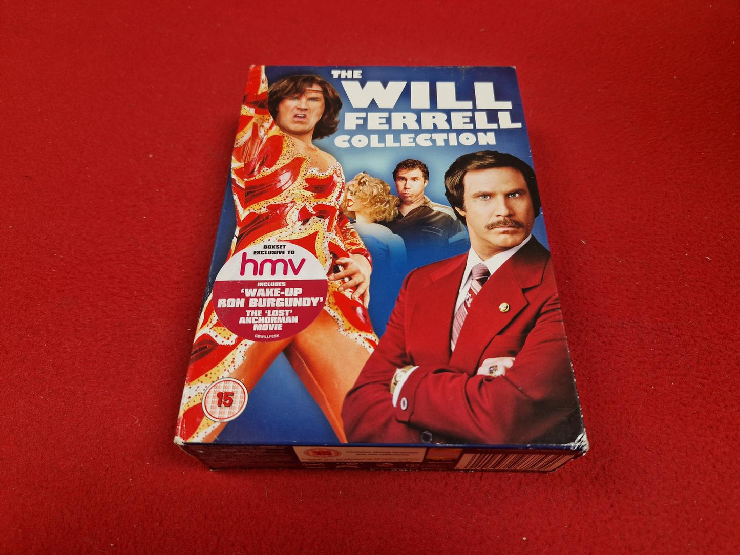 WILL FERRELL COLL. ROXBURY / BLADES OF GLORY / SUPERSTAR mfl BOX till DVD