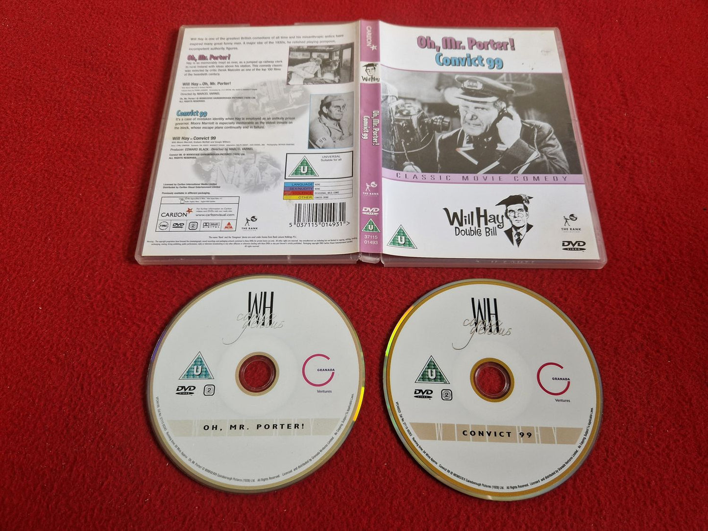 WILL HAY - OH, MR PORTER! / CONVICT 99 till DVD
